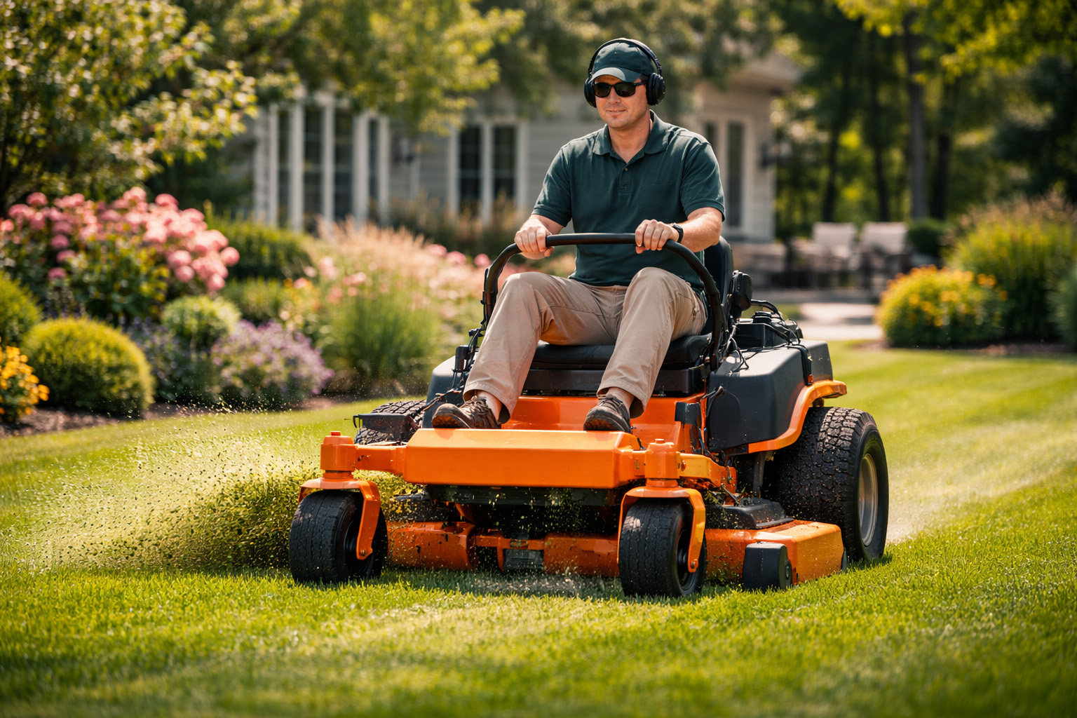 Before and after landscaping example